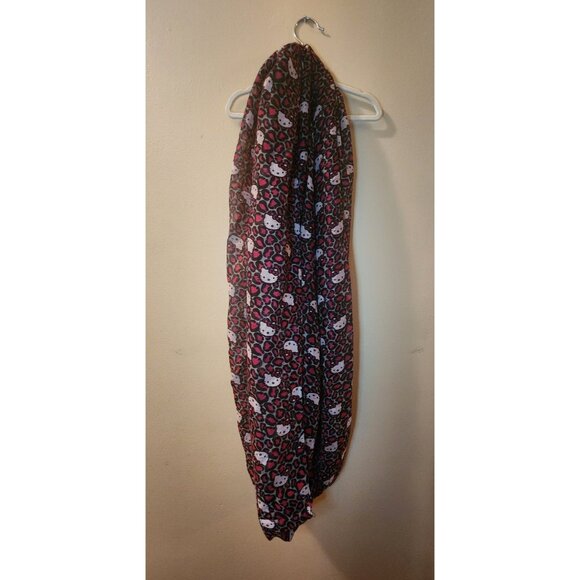 Hello Kitty Pink Leopard Infinity Scarf - Picture 1 of 2